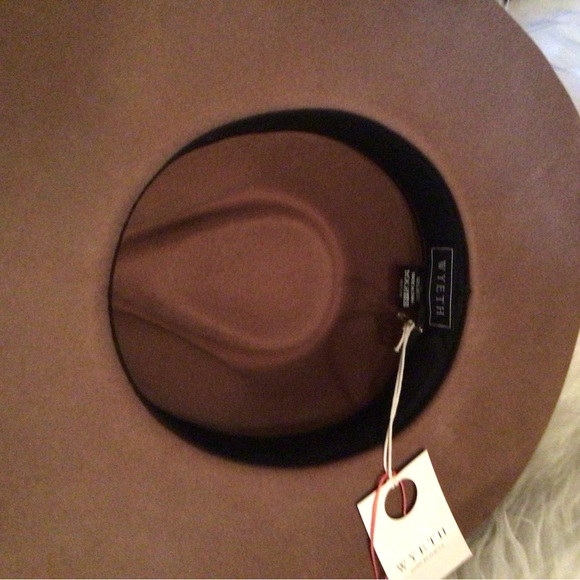 Rare ! SALE ! Wyeth brown velvet band rancher hat - Picture 4 of 6